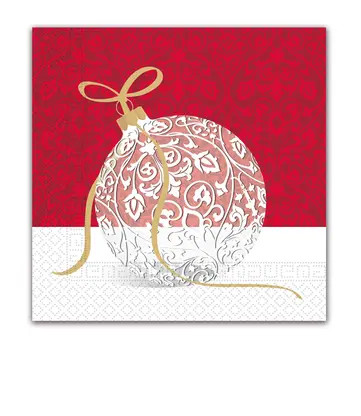 Crăciun Elegant Xmas Ball Napkin 20 buc 33x33 cm