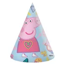 Purcelușa Peppa Messy Play pălărie de petrecere, shako (set de 6)