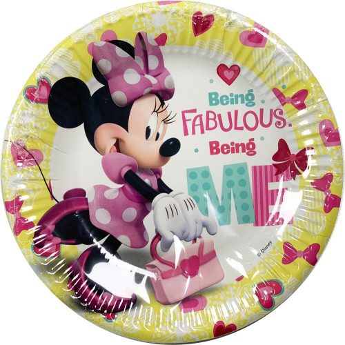 Disney Minnie Happy Helpers farfurie de hârtie 8 buc 20 cm