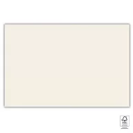   Colorat Unicolour Cream, față de masă din hârtie de culoare crem 120x180 cm FSC