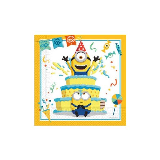 Minionii The Rise of Gru set de șervețele de 20 33x33 cm