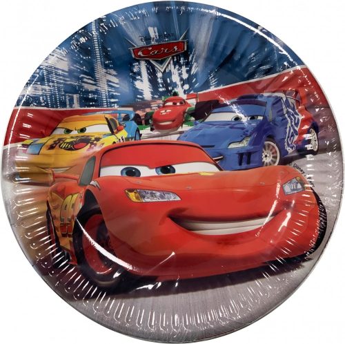 Disney Mașini Arena Race farfurie de hârtie 8 buc 20 cm