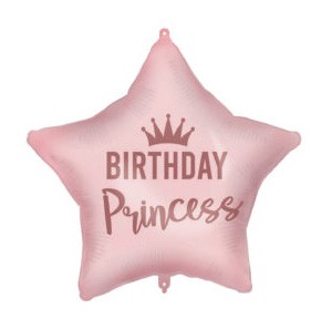 Birthday Princess pink balon folie 46 cm