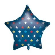 Stea Balon folie Blue Star 46 cm