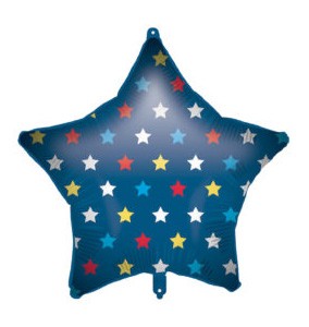 blue Star balon folie 46 cm