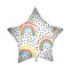 Happy Birthday Rainbow Star balon folie 46 cm