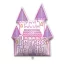 Prințese Balon foil Princess Castle 96 cm
