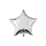 Stea Silver Star, Baloane de folie argintie 46 cm