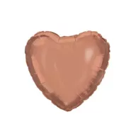 Colorat Inimă Rose gold, balon folie inimă 46 cm