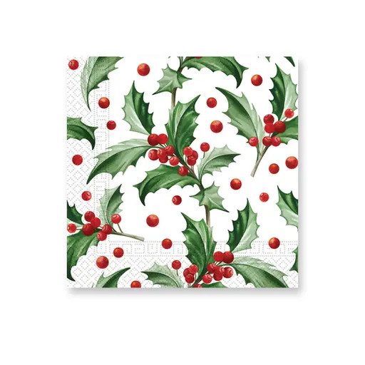 Crăciun Branches i șervețel 20 buc 33x33 cm