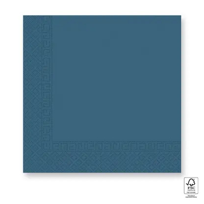 Colorat Unicolour Șervețel albastru 20 buc 33x33 cm FSC