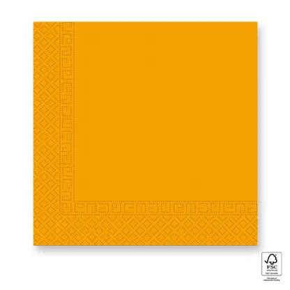 Yellow Unicolour Yellow 20 buc 33x33 cm FSC