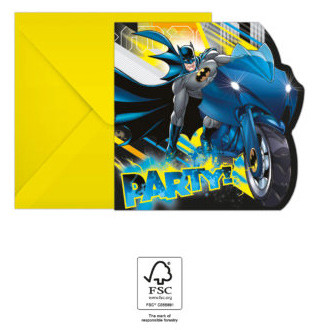 Batman Rogue Rage Party Invitație 6 buc FSC