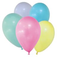 Colorat Balon Pastel Party, set de 12