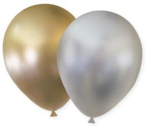 Shiny silver, Gold balon, balon 6 buc
