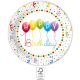 Happy Birthday Streamers farfurie de hârtie 8 buc 23 cm FSC