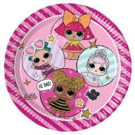 LOL Surprise Glitterati farfurie de hârtie 8 buc 23 cm FSC