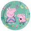Purcelușa Peppa Messy Play farfurie de hârtie set 8 buc 20 cm FSC