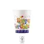 La mulți ani Multicolor Pahar din hârtie Happy Birthday set de 8 bucăți 200 ml FSC