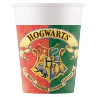   Harry Potter Hogwarts Houses pahar din hârtie 8 buc 200 ml FSC