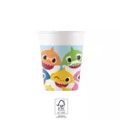 Baby Shark Fun in the Sun pahar de hârtie 8 buc 200 ml FSC