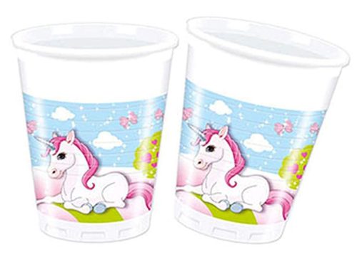 Unicorn Castle plastic pahar 8 buc 200 ml