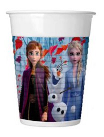 Disney Regatul de gheață Leaf plastic pahar 8 buc 200 ml