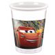 Disney Mașini Arena Race set de pahare din plastic, 8 bucăți, 200 ml