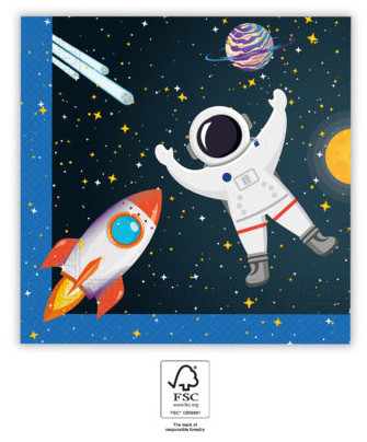 Spațiu Rocket Space șervețele 20 buc 33x33 cm FSC