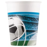Fotbal Soccer Fans pahar de hârtie 8 buc 200 ml FSC