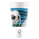 Fotbal Soccer Fans pahar de hârtie 8 buc 200 ml FSC