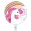Unicorn Rainbow Colors farfurie de hârtie 8 buc 20 cm FSC