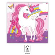 Unicorn Rainbow Colors șervețel 20 bucăți 33x33 cm FSC
