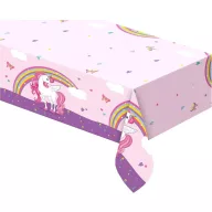   Unicorn Rainbow Colors față de masă din plastic 120x180 cm