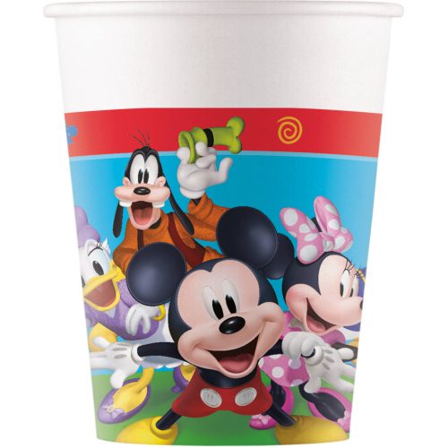 Disney Mickey Rock the House hârtie pahar 8 buc 200 ml FSC