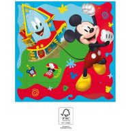   Disney Mickey  Rock the House Servețel 20 bucăți 33x33 cm FSC