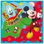 Disney Mickey  Rock the House Servețel 20 bucăți 33x33 cm FSC