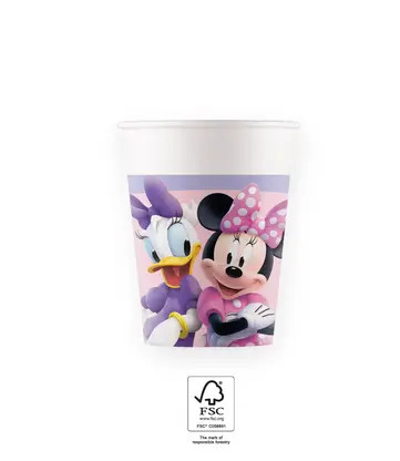 Disney Minnie junior hârtie pahar 8 buc 200 ml FSC
