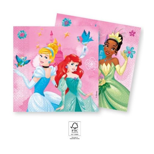 Prințesele Disney Live Your Story șervețel 20 buc 33x33 cm FSC