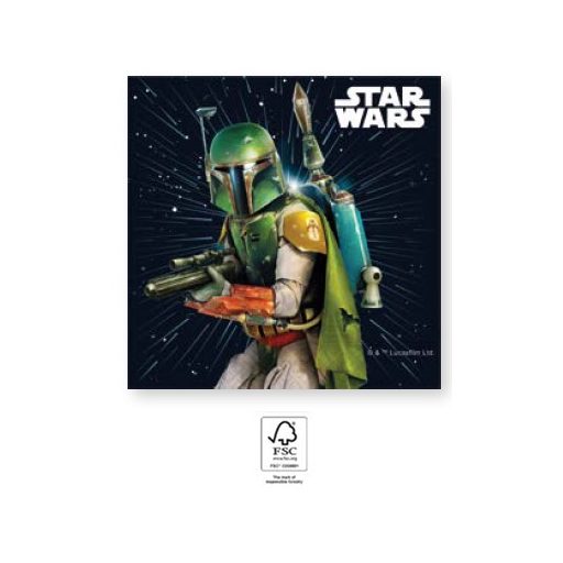 Star Wars Galaxy șervețel 20 buc 33x33 cm FSC