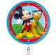 Disney Mickey Rock the House farfurie de hârtie 8 buc 20 cm FSC