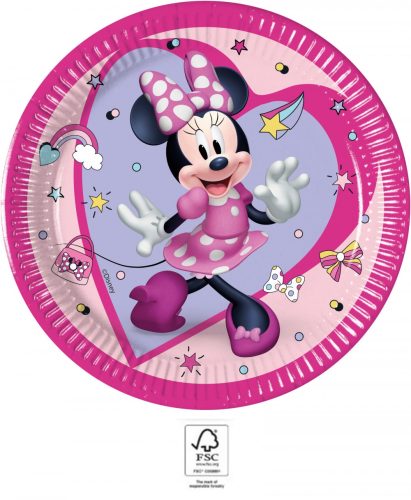 Disney Minnie  Junior farfurie de hârtie 8 buc 20 cm FSC