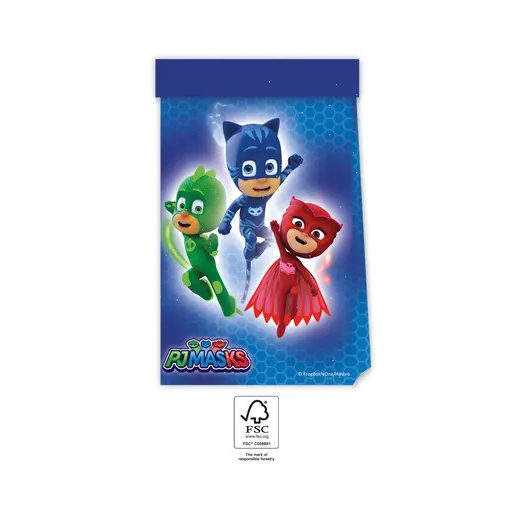 Eroi în pijama Trio pungă de hârtie 4 buc FSC