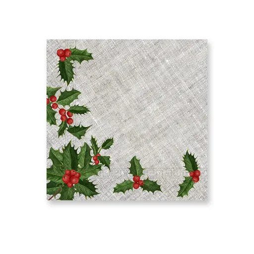 Crăciun Mistletoe i șervețel 20 bucăți 33x33 cm