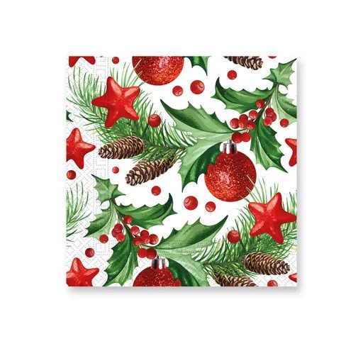 Crăciun Pinecones i șervețel 20 buc 33x33 cm
