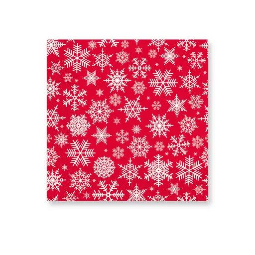 Crăciun Snowflakes i șervețel 20 buc 33x33 cm
