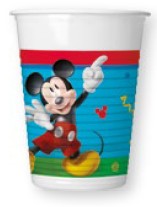 Disney Mickey Rock the House plastic pahar 8 buc 200 ml