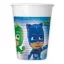 Eroi în pijama Trio set de 8 pahare din plastic 200 ml