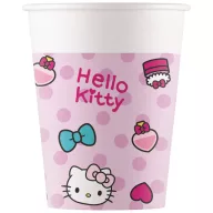 Hello Kitty Fashion pahar din hârtie 8 buc 200 ml