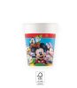 Disney Mickey  Rock the House pahar de hârtie 8 buc 200 ml FSC